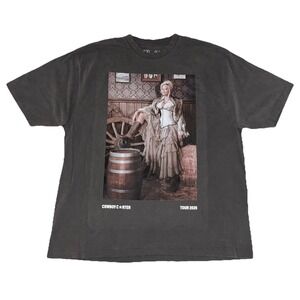 Beyonce Chicago Exclusive‎ T Shirt XXL Grey Cowboy Carter Tour Merch NEW *spot